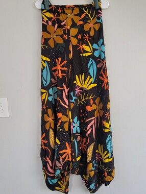 Thread Story Rayon Palazzo Flowy Pant Women Size M* Maximal Artsy Boho Festival